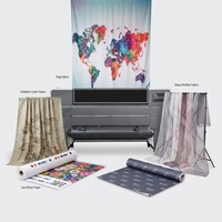 Printer Sublimasi Tinta untuk Bendera, Printer Bendera Satu Sisi Lebar 1.32m, Printer Sublimasi untuk Pencetakan Kain Bendera dan Spanduk