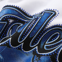 Nouveau T-shirt pour homme de la marque Life Hustlers, motif diamanté de haute qualité, résistant et élégant