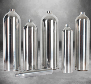 <span class=keywords><strong>Bouteille</strong></span> d'oxygène/dioxyde de carbone en aluminium de 15 L, 200 BAR, ISO7866 AA6061 TPED, avec valve CGA870 CGA320, poignée pour la plongée - Product Image 4