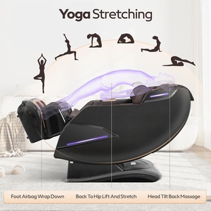 Best <b>Chair</b> <b>Zero</b> <b>Gravity</b> Recliner With Speaker Heating Therapy Foot Roller and Air <b>Chair</b> <b>Chair</b> Massag R - Product Image 6