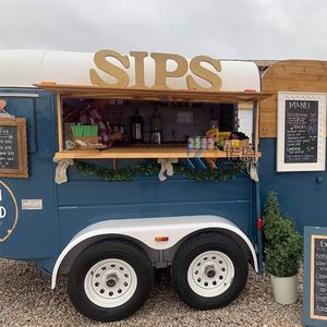 Vélo à café mobile 2025, chariot de nourriture, caravane, remorque à vendre, camion de restauration rapide pour l'Europe - Product Image 1