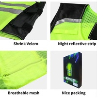 Bonne qualité moto équipe Club vêtements trafic patrouille sécurité veste réfléchissante moto cyclisme gilet de sécurité réfléchissant