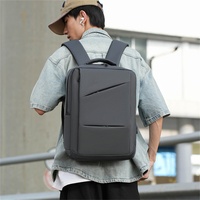 Sac à dos professionnel transfrontalier élégant et tendance pour étudiant, sacoche pour ordinateur portable haut de gamme, léger, imperméable, unisexe, grand format, avec port USB