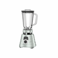 Mixeur de Table Électrique de Luxe avec Bol en Verre, Bouton de Commande, 1000W, Vitesse Variable Automatique, Faible Bruit, Anti-Fuite, pour Smoothies, Usage Domestique