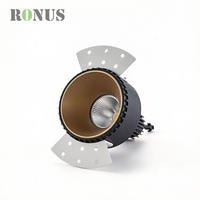 Spot encastré LED COB sans cadre MR16 rond 5W pour salon