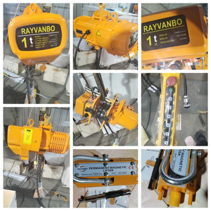 Penjualan Panas 1 Ton 2 Ton 3 Ton 220v 380v  Alat Angkat Rantai Listrik Polipasto Eléctrico De Cadena dengan Troli Bermotor - Product Image 4