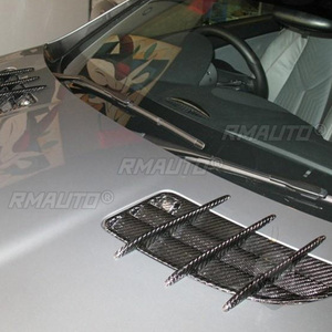 Rejilla de Ventilación de Fibra de Carbono Real para el Capó Delantero, para Mercedes-Benz R171 SLK-Class SLK55 SLK350 05-10 - Product Image 6