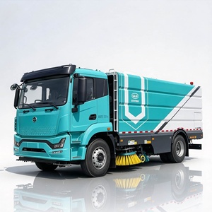 Camion électrique balayeuse et laveuse CLW 4x2 avec bac à déchets de 8,4 m³ pour routes urbaines et communes - Product Image 1