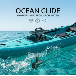 Moteur électrique professionnel 12V 24V pour pêche à la traîne, avec poignée, support de fixation à arbre long, système de propulsion <span class=keywords><strong>hybride</strong></span> pour kayak - Product Image 2