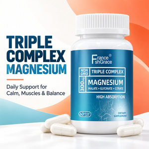 Complexe Triple Magnésium Premium Shecome à base d'extraits végétaux pour soutenir la santé cardiovasculaire globale – Complément Triple Magnésium - Product Image 5