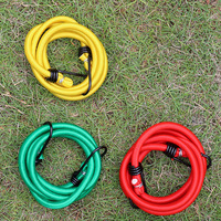Cordes élastiques en plastique pour le camping en plein air Xw avec crochets 8mm*120cm