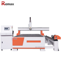 Machine de fraisage CNC pour bois à 4 axes 1325 1530 avec axe rotatif