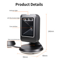Lecteur de codes-barres 2D de bureau LONVILL pour supermarché