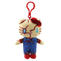 Peluche Super Douce pour Noël, Modèle Chat Mignon, Animal en Peluche Bébé Chucky Fantôme, Rembourrage en Coton pour Décorations de Fête