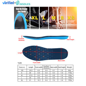 99インソール埋め込みスポーツカーボンファイバーインソールPUバスケットボールインソールクッションシューズインサート - Product Image 6