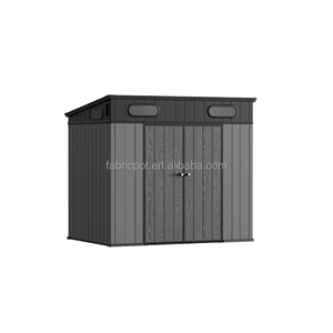 Buitenhars Opbergschuur Afsluitbare Deur Waterdicht <span class=keywords><strong>Plastic</strong></span> Tuingereedschap Schuur Ramen Openingen Patio Meubilair - Product Image 6