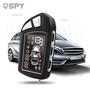 Sistema de Seguridad para Auto con Control Remoto LCD Bidireccional <span class=keywords><strong>SPY</strong></span>, Arranque del Motor, Bloqueo de Puertas y <span class=keywords><strong>Alarma</strong></span>, Ajuste Universal - Product Image 1