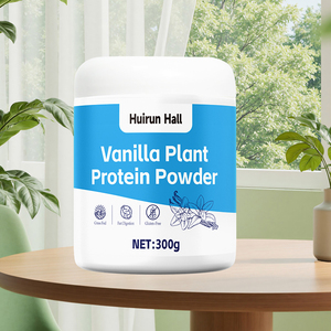Huirun Hall Proteína Vegetal de Vainilla en Polvo 300g Sin <span class=keywords><strong>Gluten</strong></span>, Digestión Rápida, de Animales Alimentados con Pasto, Batido Vegano Sustituto de Comida - Product Image 3