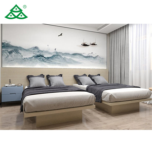 Shiyi Ensemble de meubles de chambre à coucher double 5 étoiles modernes et luxueux Régence en bois massif personnalisés pour IHG Hotel & Apartment Nouveau design - Product Image 1