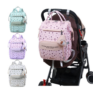 Nouveau sac à langer multifonctionnel imperméable pour bébé avec sangles de poussette et étui pour sucette - Product Image 1