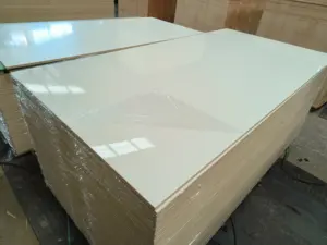 9mm 12mm 15mm 18mm White Wood Color Melamine Laminated Plywood