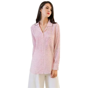 Popular Spring Women's Blouses & Shirts Good Quality Silk Blouse Women Short Sleeves Blouse