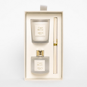 Coffret de diffuseurs à bâtonnets et bougies parfumées givrées élégantes AIKUN pour la maison, le salon, le spa et les mariages - Product Image 3