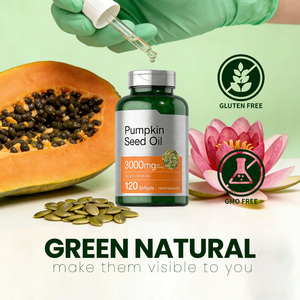 כמוסות רכות של שמן זרעי דלעת OEM, כמוסות צמחיות, כמוסות רכות, אנרגיה שופעת, 3000 מיליגרם, כמוסות רכות של שמן זרעי דלעת - Product Image 3