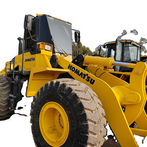 Chargeur sur pneus Komatsu WA380-3 d'occasion avec charge nominale de 5 tonnes, chargeur frontal avec composants de base, pompe de boîte de vitesses à roulement de moteur - Product Image 1