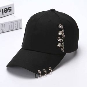 Gorras de Béisbol Personalizadas al por Mayor de Alta Calidad con Cadena Metálica Única, Gorras de Béisbol DIY con Cadena - Product Image 5