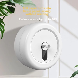 <span class=keywords><strong>Distributeur</strong></span> mural moderne de <span class=keywords><strong>papier</strong></span> <span class=keywords><strong>toilette</strong></span> en rouleau grand format pour cuisine, salle de sport, salle à manger, toilettes, salle de bain – Étanche, en ABS - Product Image 3