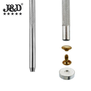 Bộ Dụng Cụ Lắp Đặt Đinh Tán Đồng Kim Loại 6Mm 8Mm Áo Khoác Nút Quần Áo Trẻ Em Snaps <span class=keywords><strong>Kit</strong></span> Bốn Màu - Product Image 6