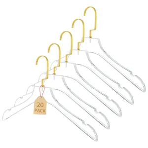 The Hanger 2022 Amazon Hot Adult Clear Acrylic Clothes Hanger Transparent With Hook
