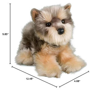 B172 all'ingrosso Terrier cane peluche peluche all'ingrosso giocattolo morbido marrone realistico peloso vivido cucciolo di cane Terrier animale di peluche - Product Image 4