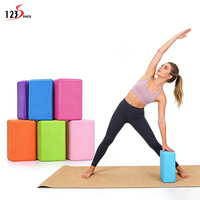Blocs de yoga en EVA antidérapants pour la maison, pour les exercices de Pilates et le renforcement du tronc