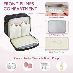 Sac isotherme pour lait maternel amovible avec poche à glace, sac isotherme portable pour lait maternel, étui de transport pour tire-lait - Product Image 5
