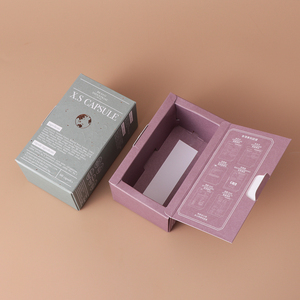 Carton pliable en carton duplex écologique OEM en gros avec impression de logo personnalisé pour boîte de produits de santé (capsules orales) - Product Image 4