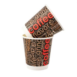 Gobelet en papier à double paroi jetable pour boissons chaudes, logo personnalisé accepté, gobelet en papier de 8 oz/12 oz/14 oz/16 oz pour café et boissons chaudes - Product Image 2