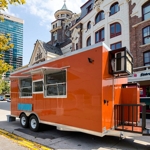 Un camion de hamburger entièrement équipé et un camion de nourriture de barbecue avec une cuisine complète - Product Image 2