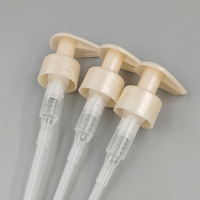 Distributeur de liquide de pompe à lotion rose brillant d'usine pour shampooing 24/410 28/410 pompe à crème serrure gauche droite avec flèche