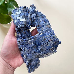 Mascherina blu color giada per la cura della pelle del viso maschera per il Relax degli occhi maschera per il sonno di cristallo naturale viola di raffreddamento e terapia a caldo - Product Image 5
