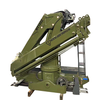 HAOY-Grue de camion mobile à flèche articulée de 8 tonnes, avec télécommande sans fil, manipulateur radio hydraulique articulé, noyau de pompe à engrenages