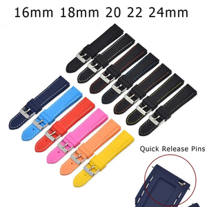Bracelet de <span class=keywords><strong>montre</strong></span> en silicone personnalisé Upro, bracelet de sport cousu, barre à ressort à dégagement rapide, ceinture de remplacement pour hommes et femmes, <span class=keywords><strong>montre</strong></span> intelligente - Product Image 1