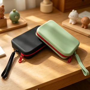 Borsa Cosmetica Unisex in Silicone Quadrata con Logo Personalizzato, <span class=keywords><strong>Portafoglio</strong></span> <span class=keywords><strong>da</strong></span> <span class=keywords><strong>Viaggio</strong></span> Impermeabile alla Moda con Cerniera Lunga - Product Image 2