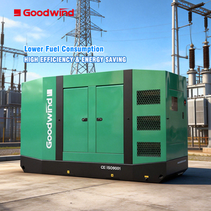 Groupe électrogène silencieux 2026 OEM Goodwind 80 120 150 160 kW 90 kVA avec moteur diesel Cummins/Ricardo, ensemble mobile <span class=keywords><strong>de</strong></span> production d'énergie électrique et <span class=keywords><strong>de</strong></span> soudage - Product Image 1