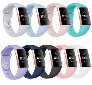 Bracelet de montre en Silicone, Durable et étanche, pour <span class=keywords><strong>Fitbit</strong></span> <span class=keywords><strong>Charge</strong></span> 4 <span class=keywords><strong>3</strong></span> SE, accessoires de sport - Product Image 1