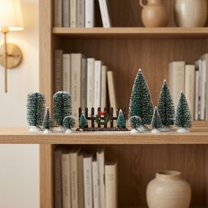 Clôtures décoratives <span class=keywords><strong>de</strong></span> village <span class=keywords><strong>de</strong></span> Noë<span class=keywords><strong>l</strong></span> SANWEI, <span class=keywords><strong>couronne</strong></span> <span class=keywords><strong>de</strong></span> Noë<span class=keywords><strong>l</strong></span>, clôture en piquets, accessoires <span class=keywords><strong>de</strong></span> neige pour les collections <span class=keywords><strong>de</strong></span> village - Product Image 2