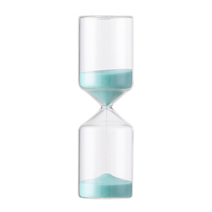 Minuterie de sablier cylindrique en verre pour décoration intérieure moderne 5/15/<span class=keywords><strong>30</strong></span> <span class=keywords><strong>minutes</strong></span> pour les célébrations d'anniversaire - Product Image 1