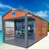Kit de construction préfabriquée robuste à 2 étages, maisons modulaires préfabriquées, conteneur amovible rapide et facile à assembler