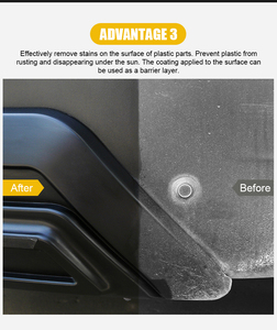 Etiqueta de logotipo personalizado para Exterior de coche fluido de recubrimiento de restauración Anti-UV/antienvejecimiento de plástico de goma de automóvil de alta eficiencia - Product Image 3